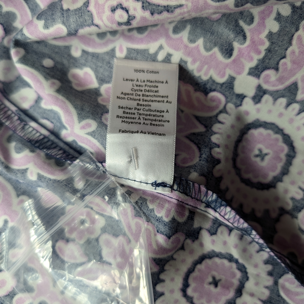 Talbots Purple  and Blue Midi Dress - Picture 4 of 11
